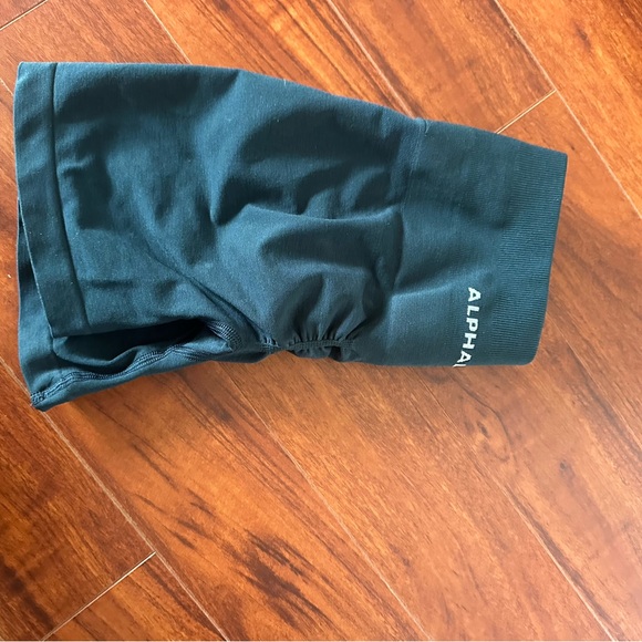 Alphalete Dark Green Athletic Shorts - Picture 3 of 4